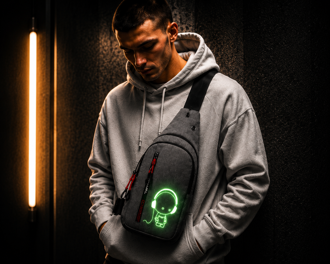 Glow Pack Pro™ – Selvlysende crossbody bag