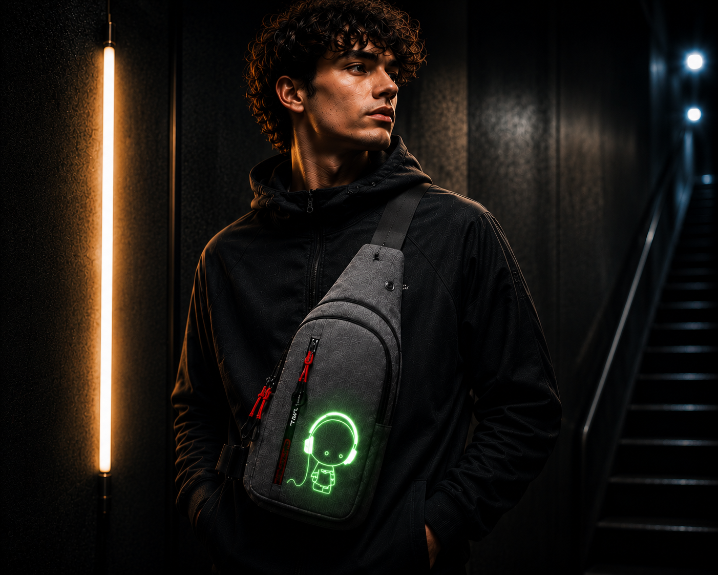 Glow Pack Pro™ – Selvlysende crossbody bag