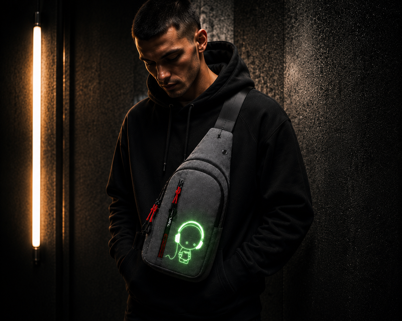 Glow Pack Pro™ – Selvlysende crossbody bag