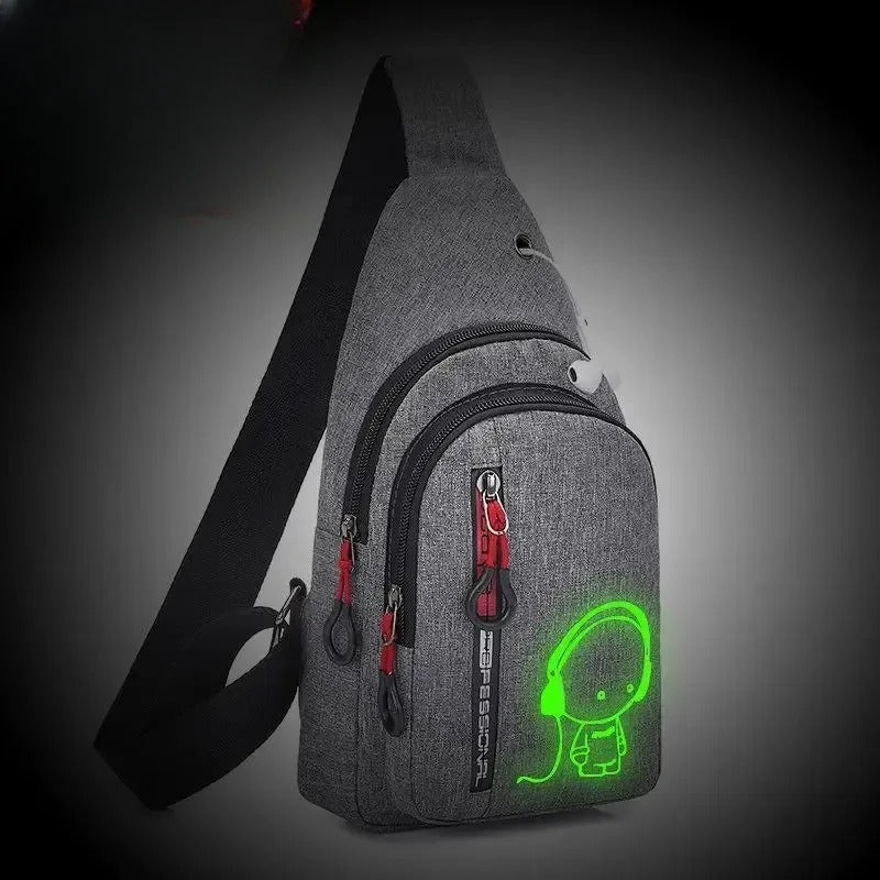 Glow Pack Pro™ – Självlysande crossbody bag